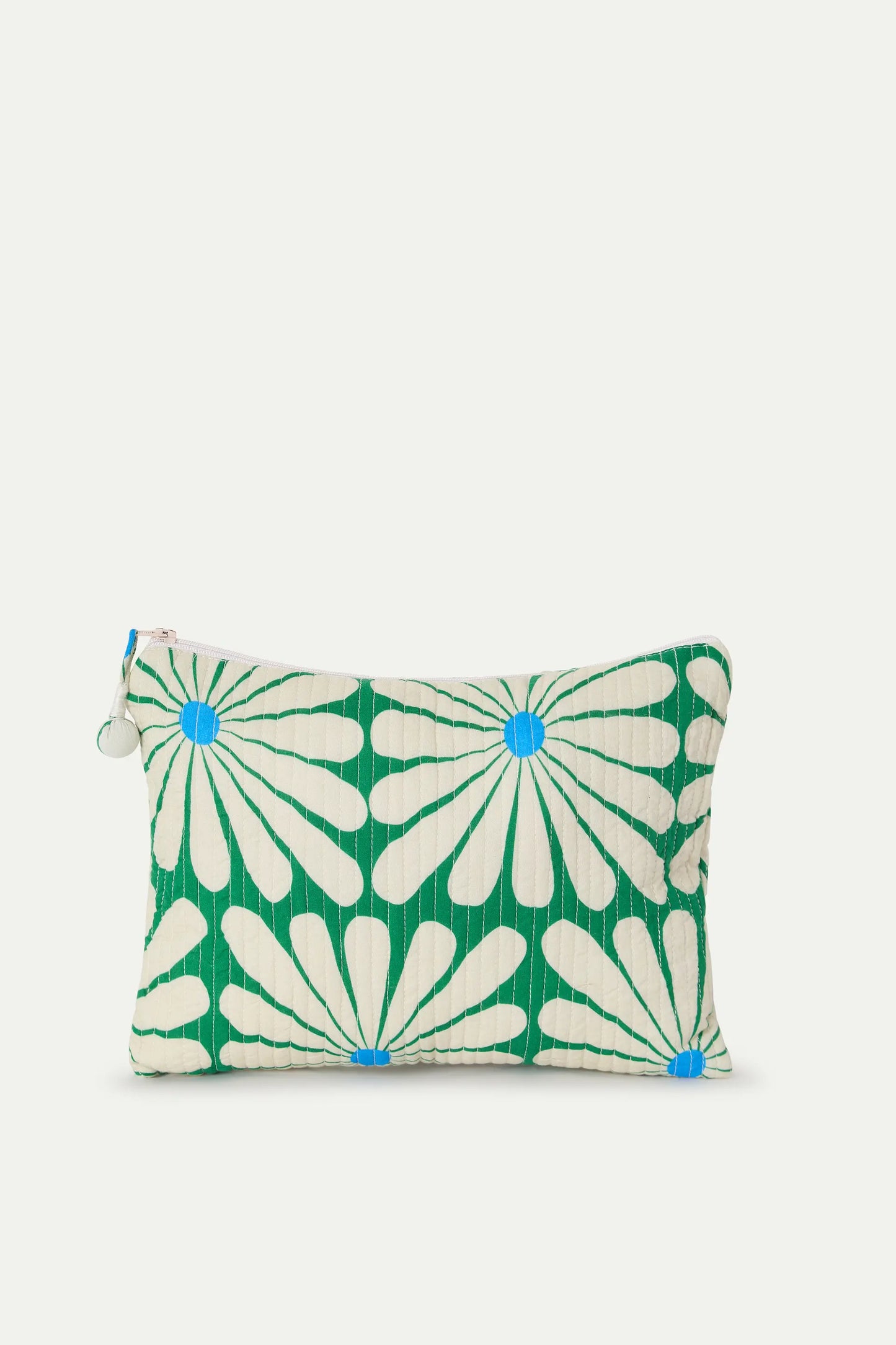 Borsa con stampa Olive Flower Green