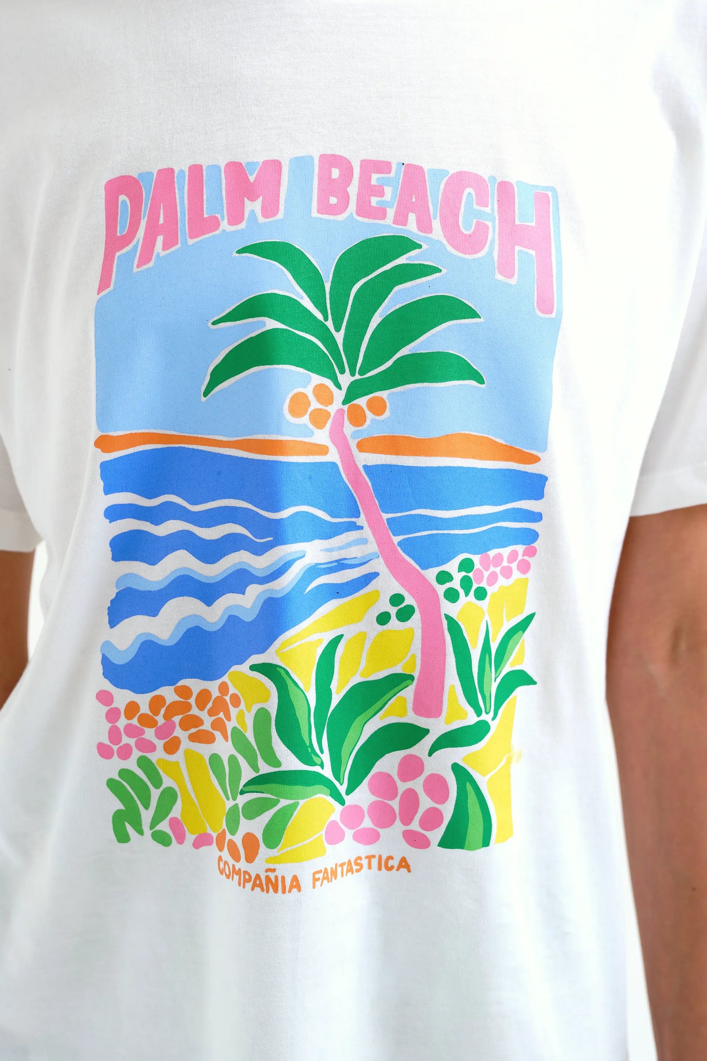 Palm Beach print t-shirt