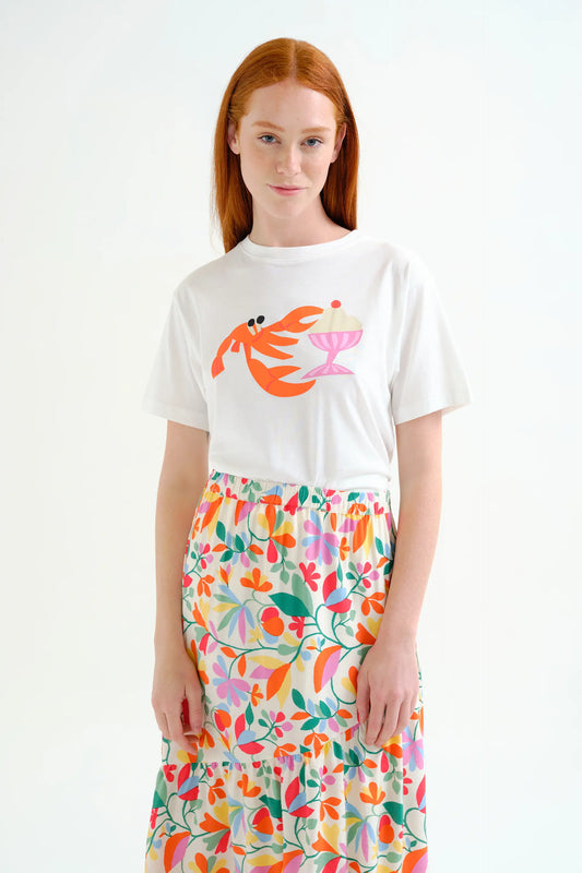 Camiseta con estampado Lagosta