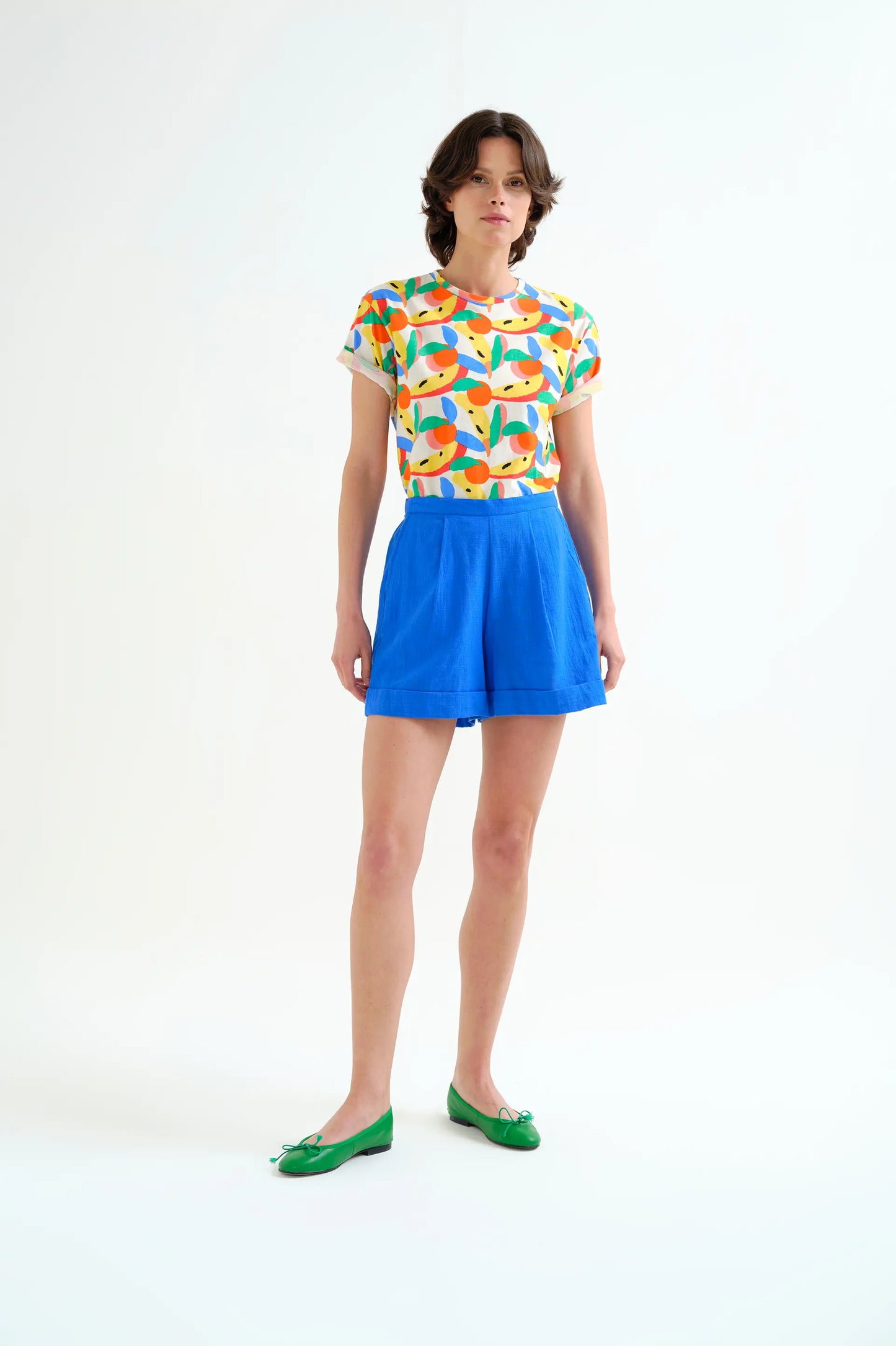 T-shirt with Tutti Frutti print Small