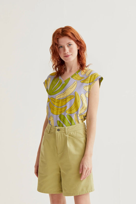 Camiseta con estampado Guineo