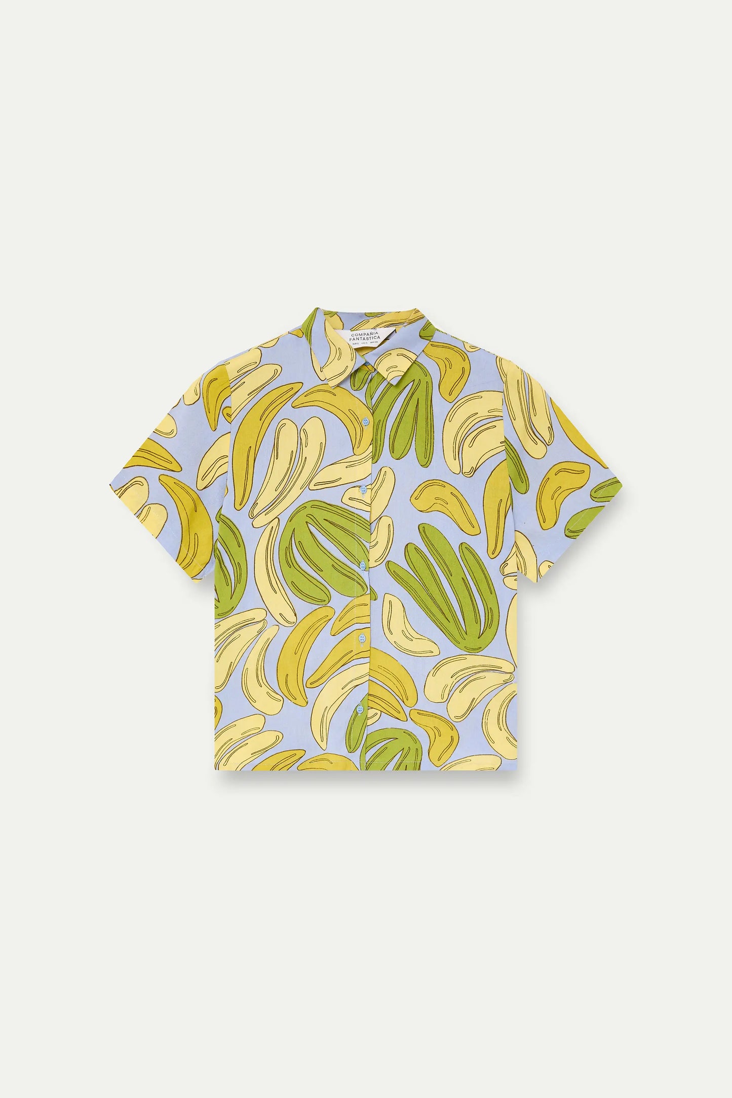 Shirt with banana print