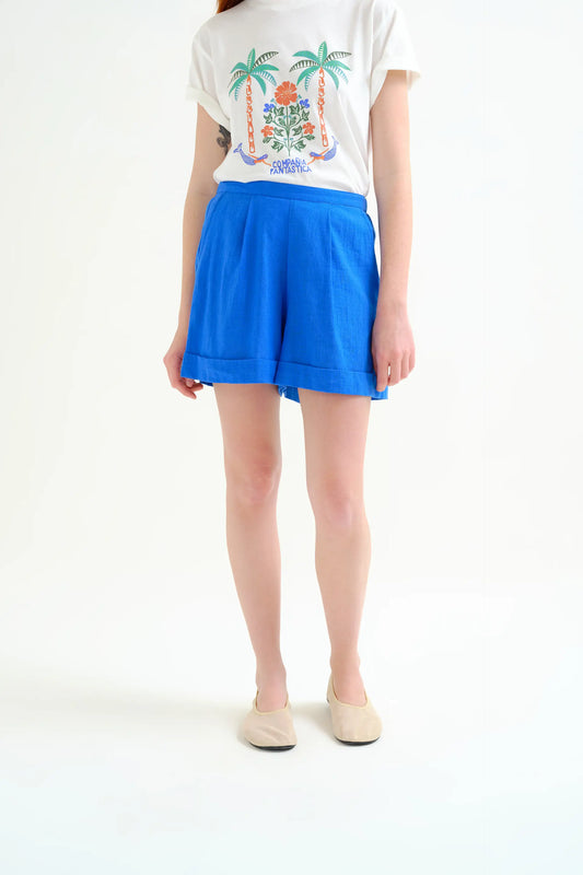 Shorts 100% algodón azul marino