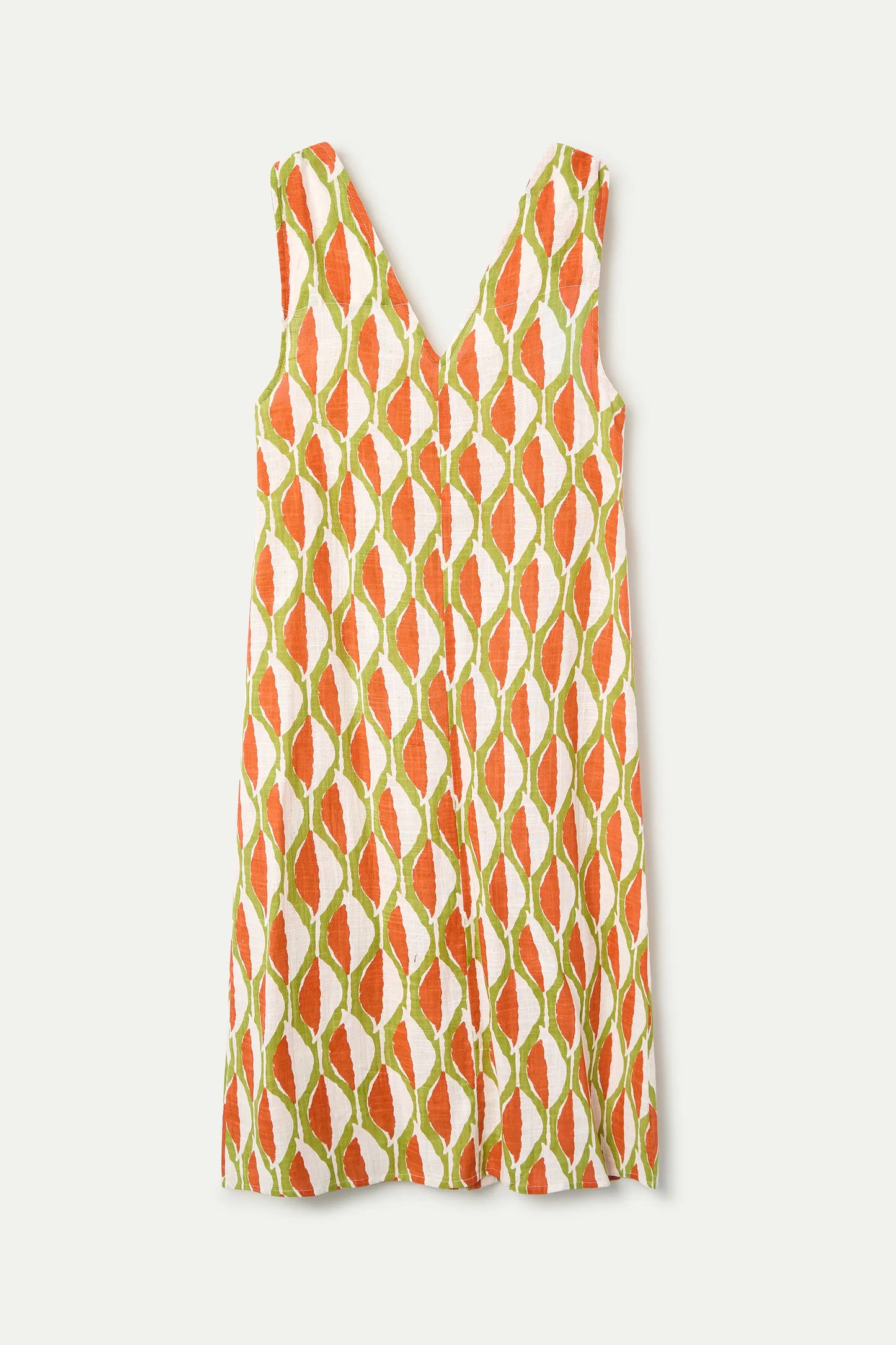 Aloe print short dress