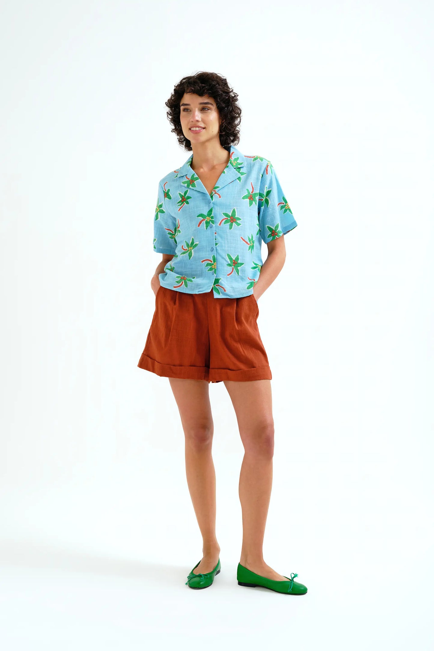 Piccola maglietta con stampa cocco