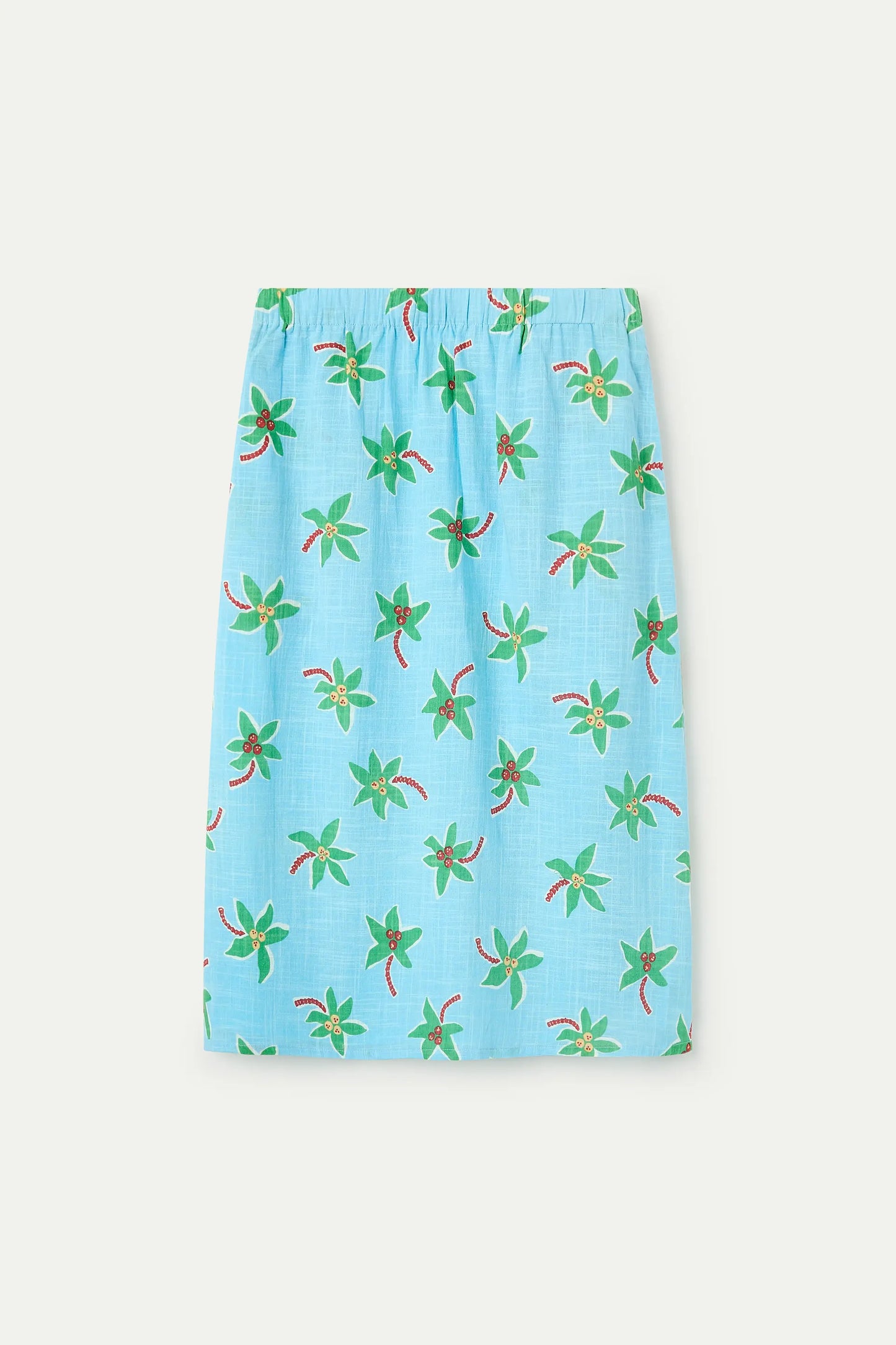 Gonna midi con stampa cocco piccola