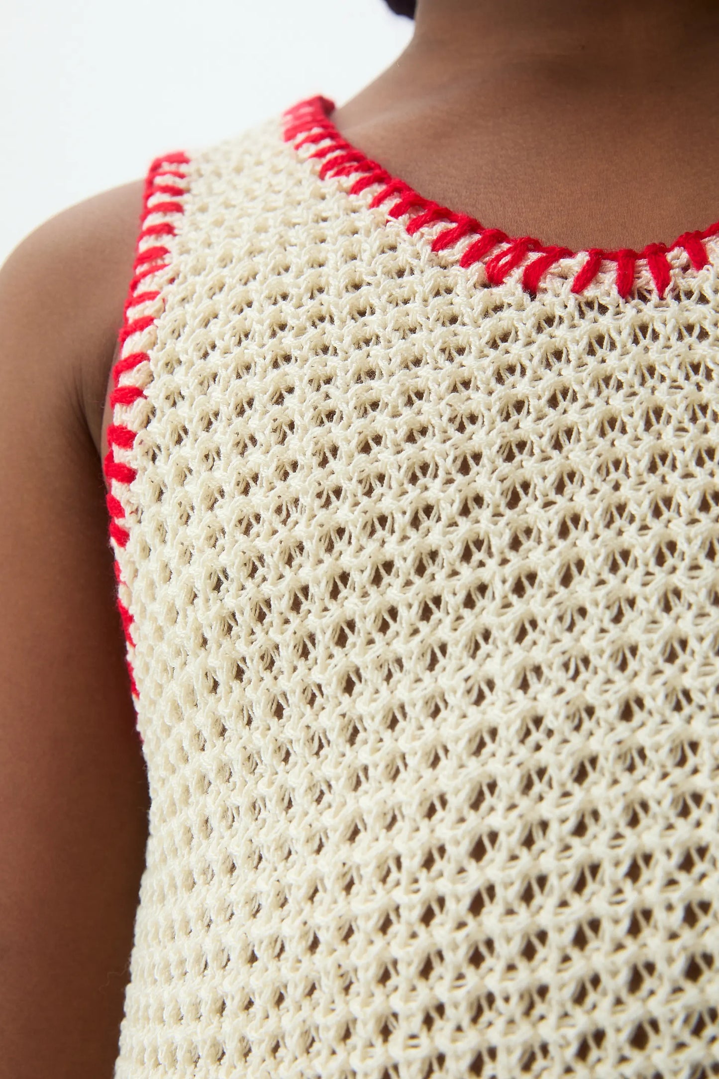 off-white knit top for girls