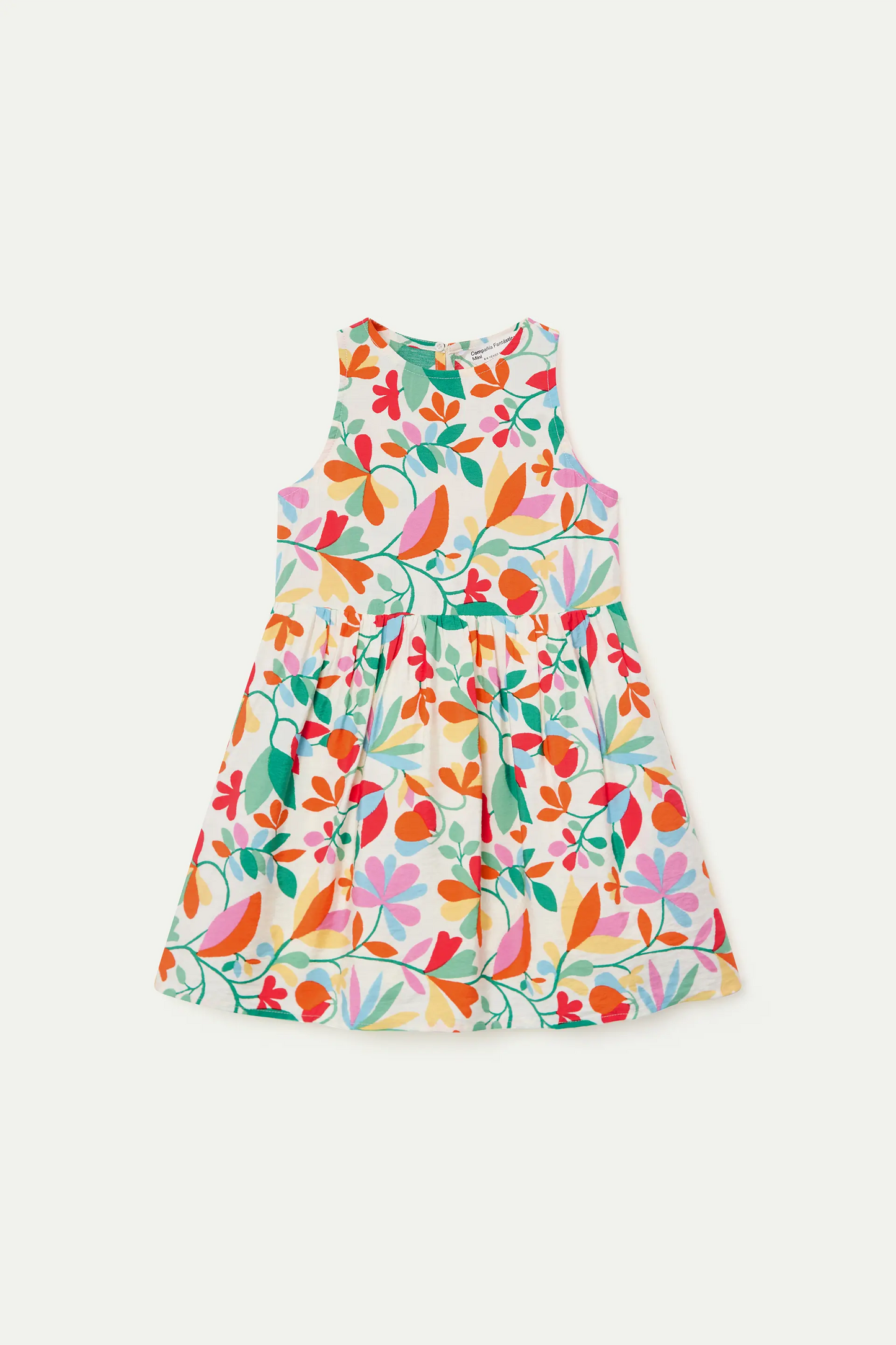 Lotto print girl's dress