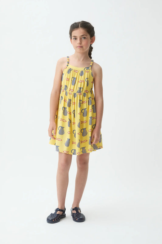 Brava print short dress for girls