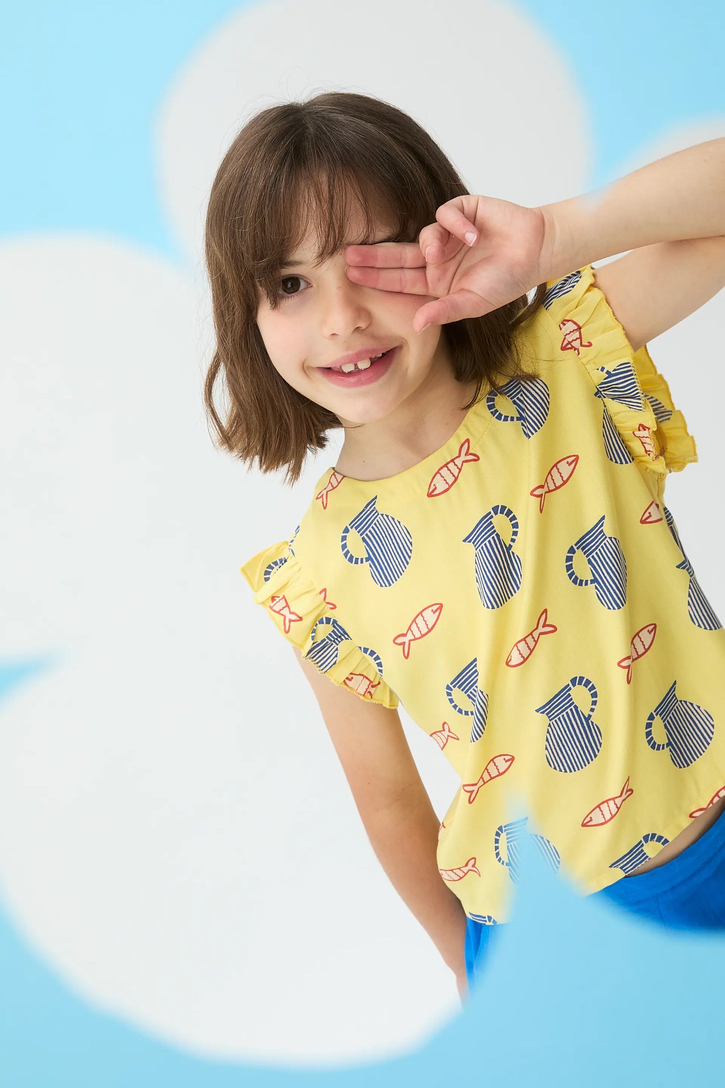 Top de niña con estampado Brava