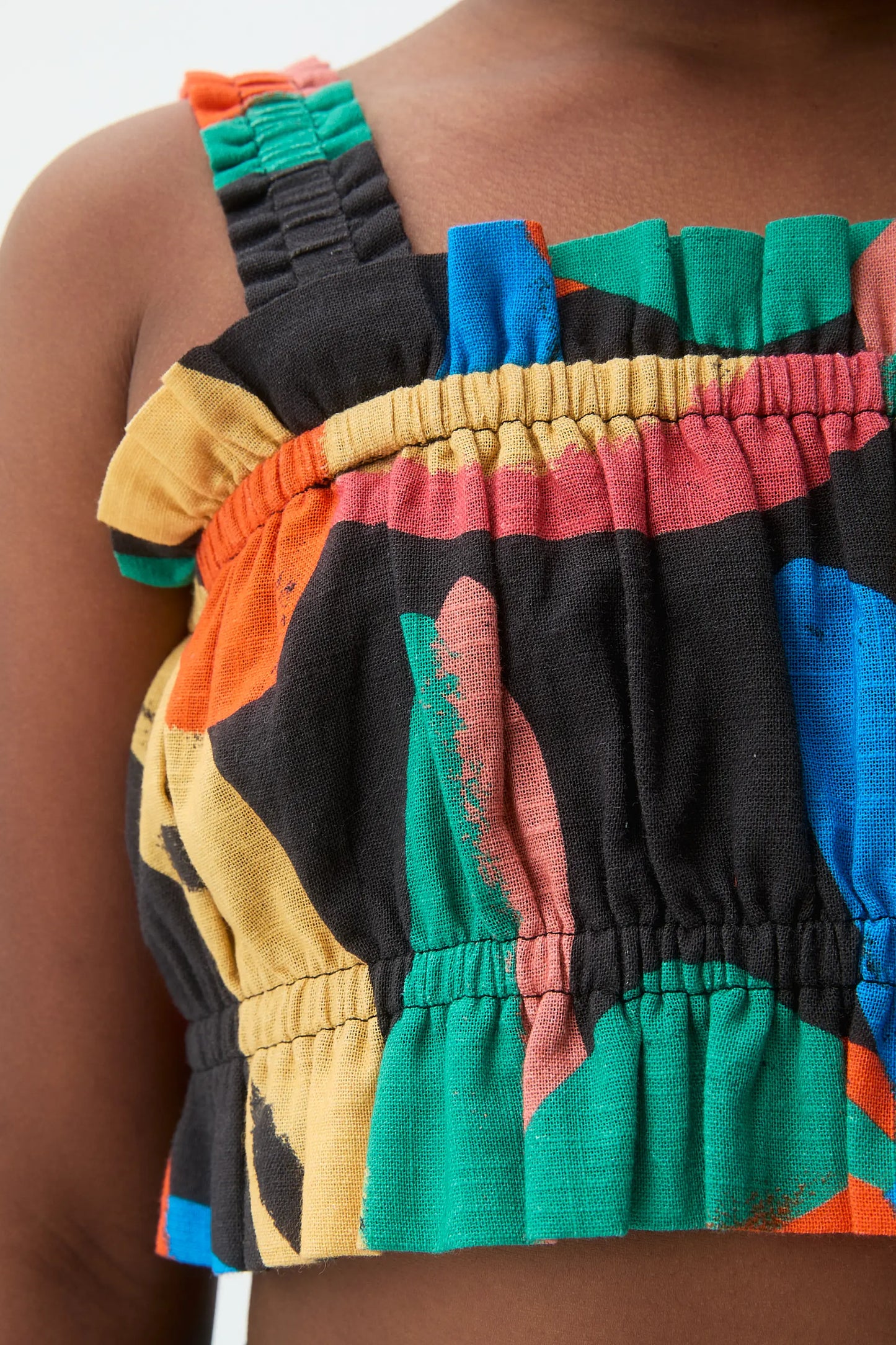 Girls' top with Tutti Frutti Big print