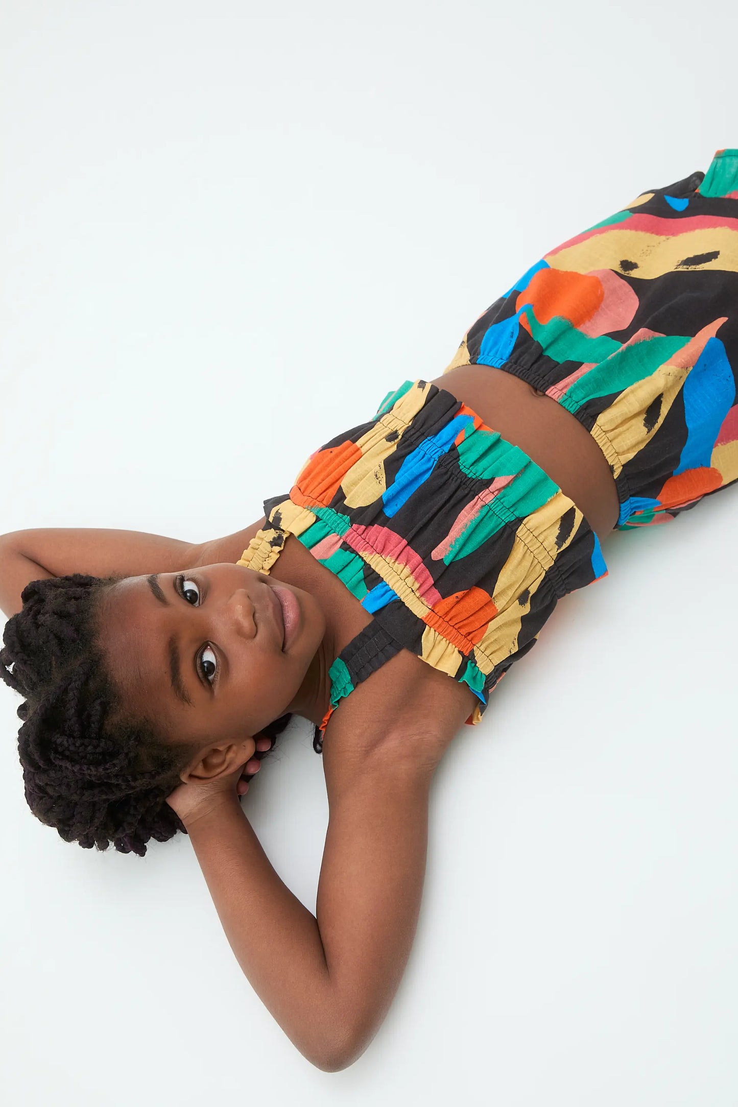 Girls' top with Tutti Frutti Big print