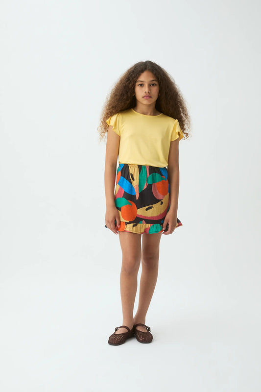 Falda corta de niña con estampado Tutti Frutti Big