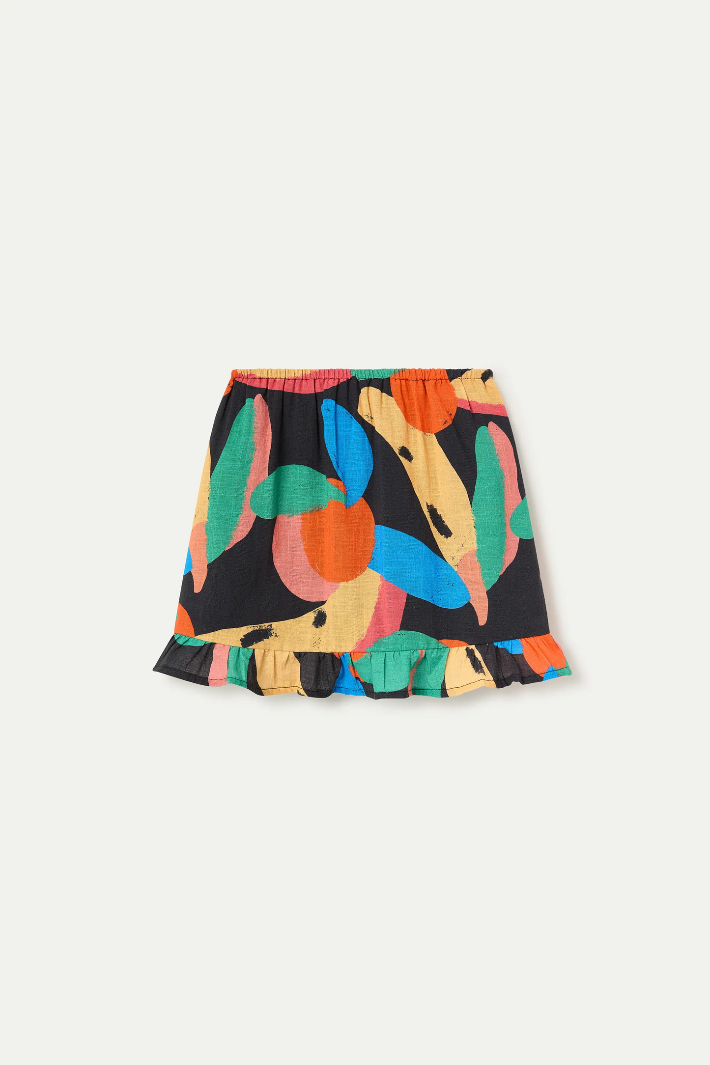 Short skirt for girls with Tutti Frutti Big print