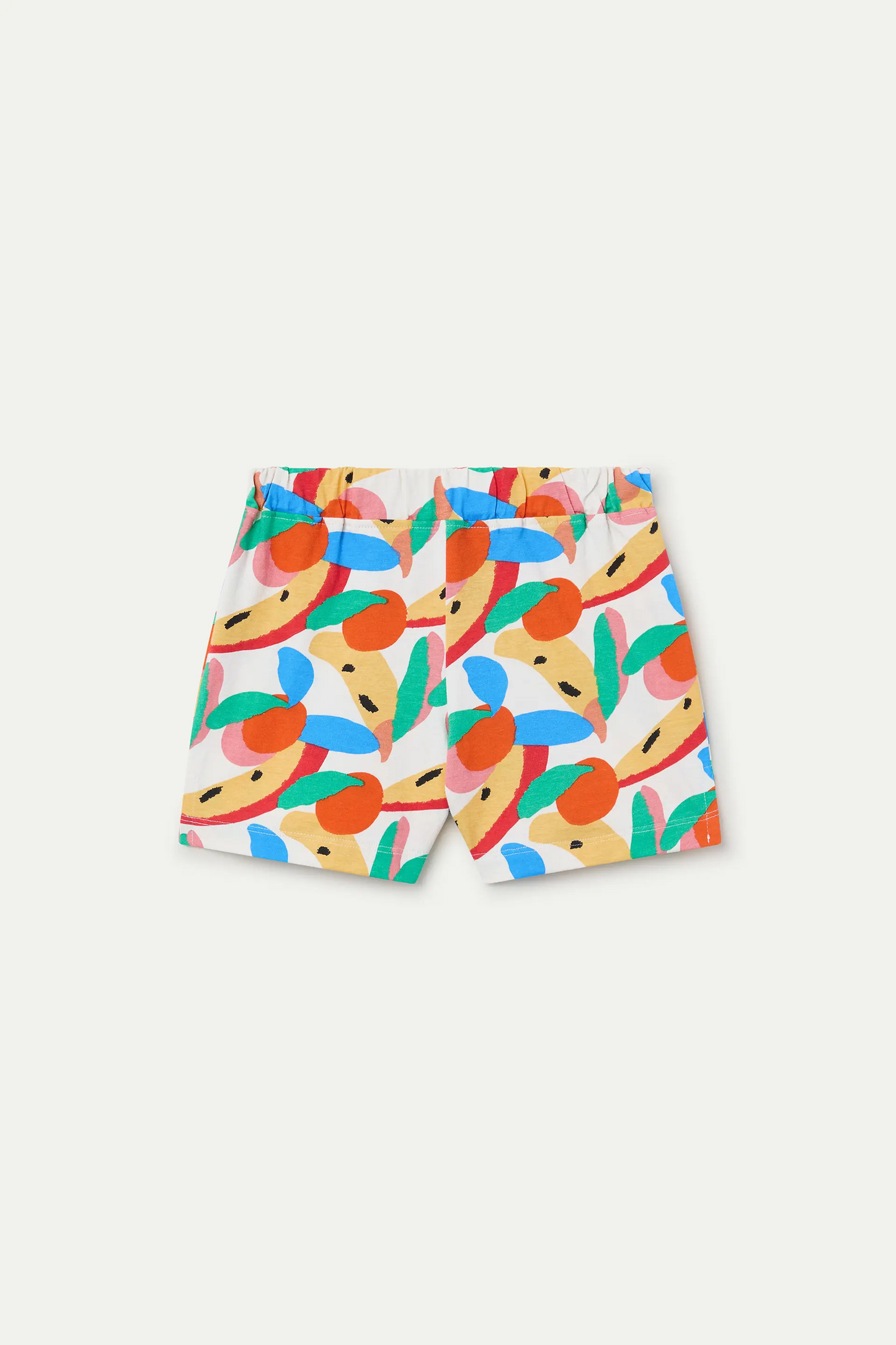 Girls' 100% cotton shorts with Tutti Frutti print