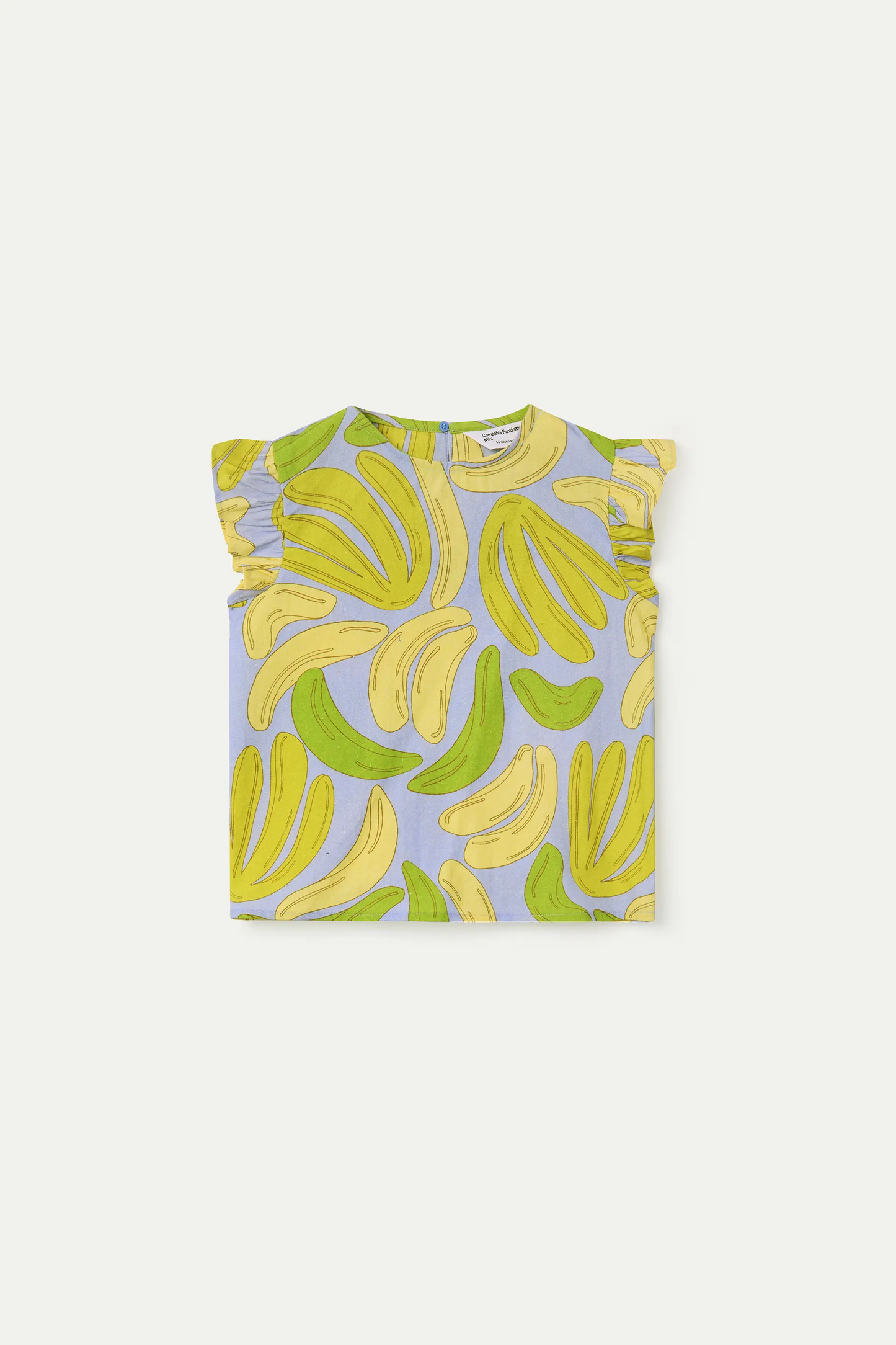 Girl's top, 100% cotton, with guinea print
