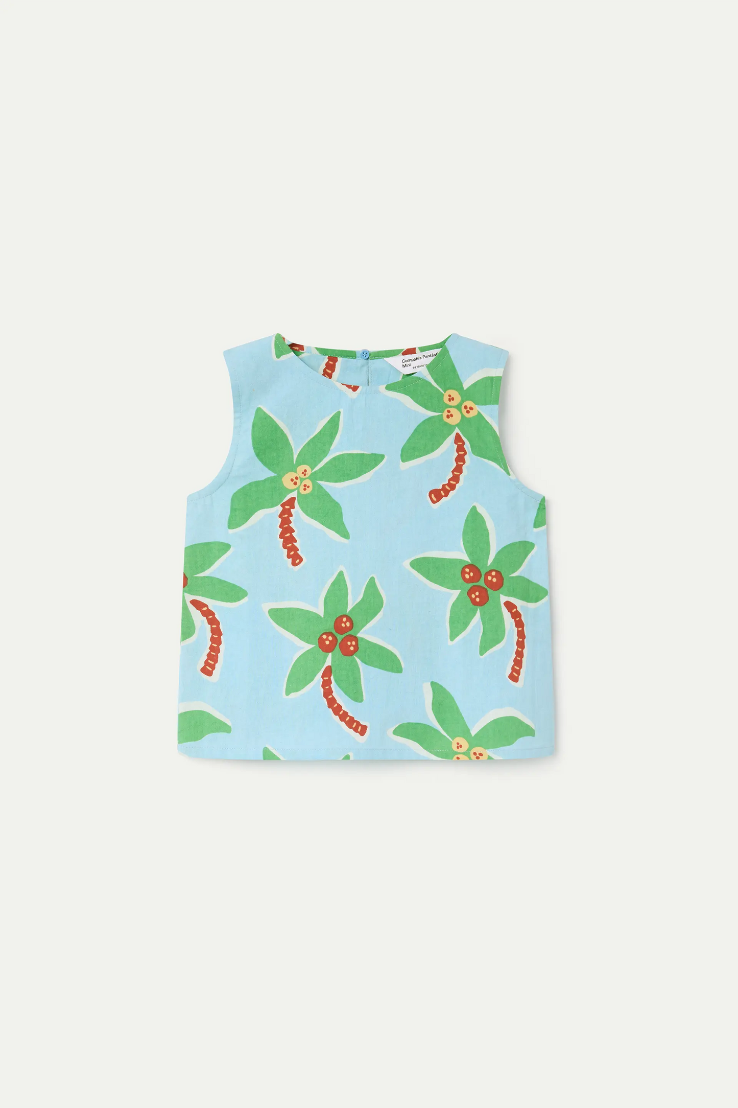 Top da bambina, 100% cotone, con stampa cocco, Small