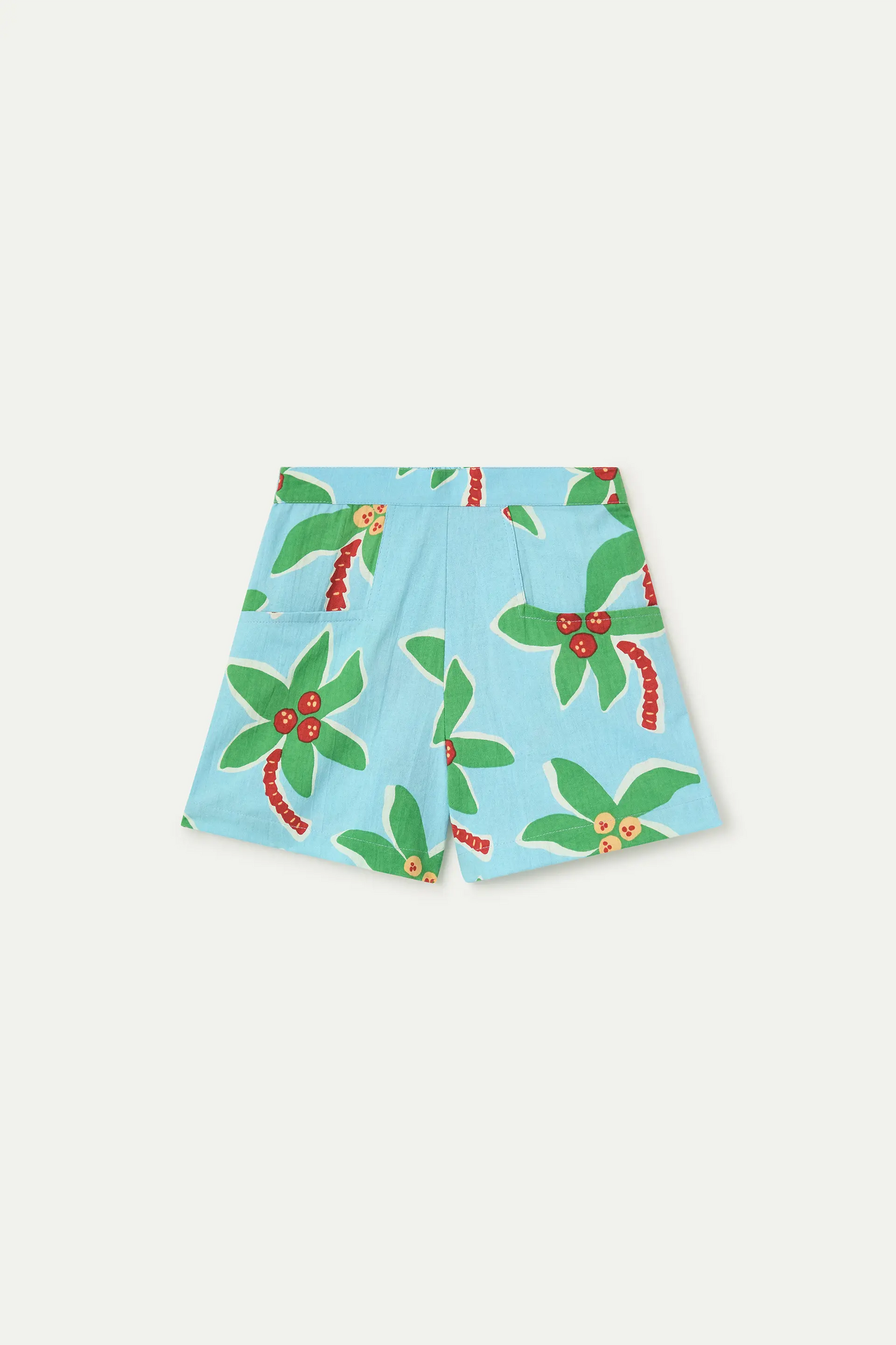 Pantaloncini da bambina in cotone 100% con stampa cocco, taglia S