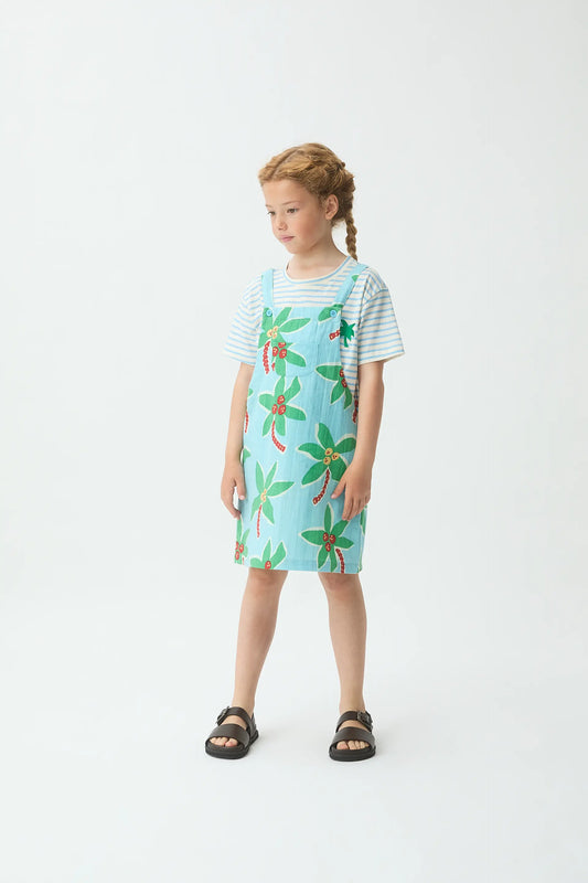 Peto de niña 100% algodón con estampado Cocotero Small