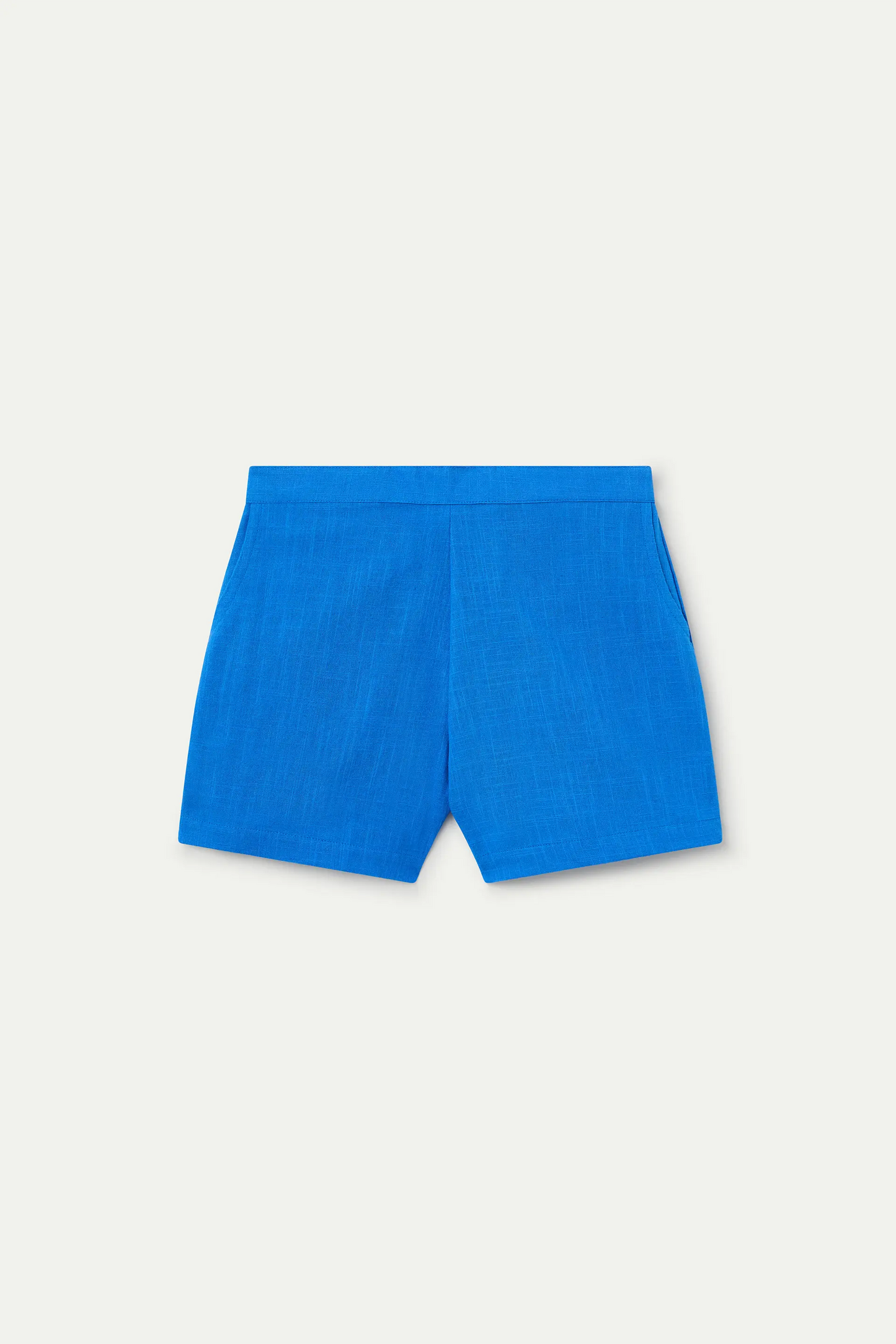Girls' shorts, 100% cotton, navy blue