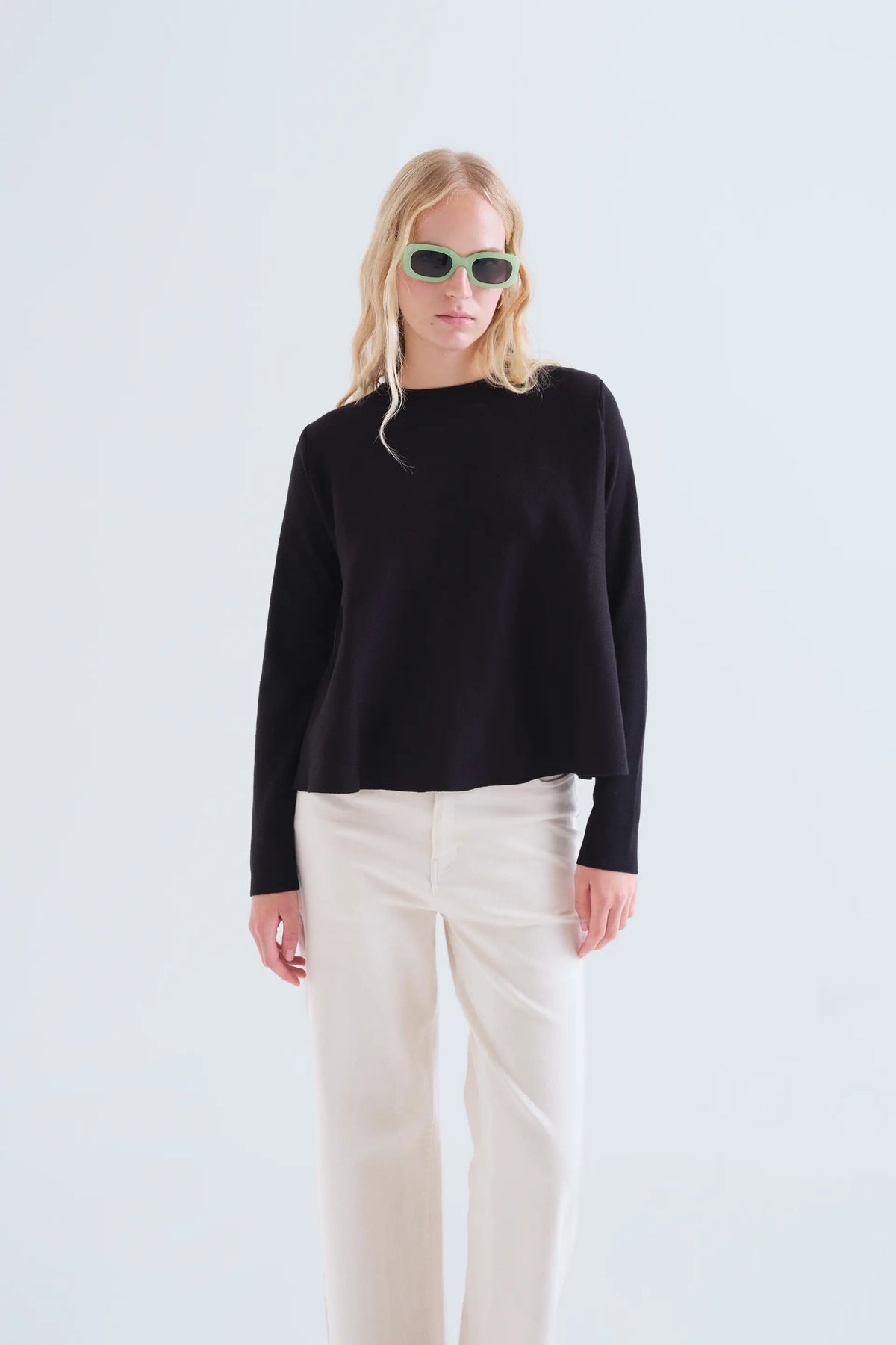 Jersey básico negro