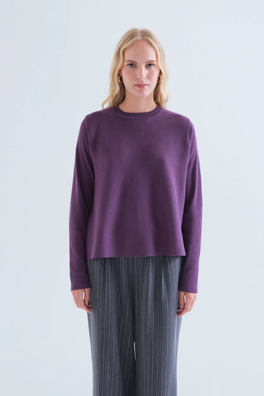Purple basic jersey