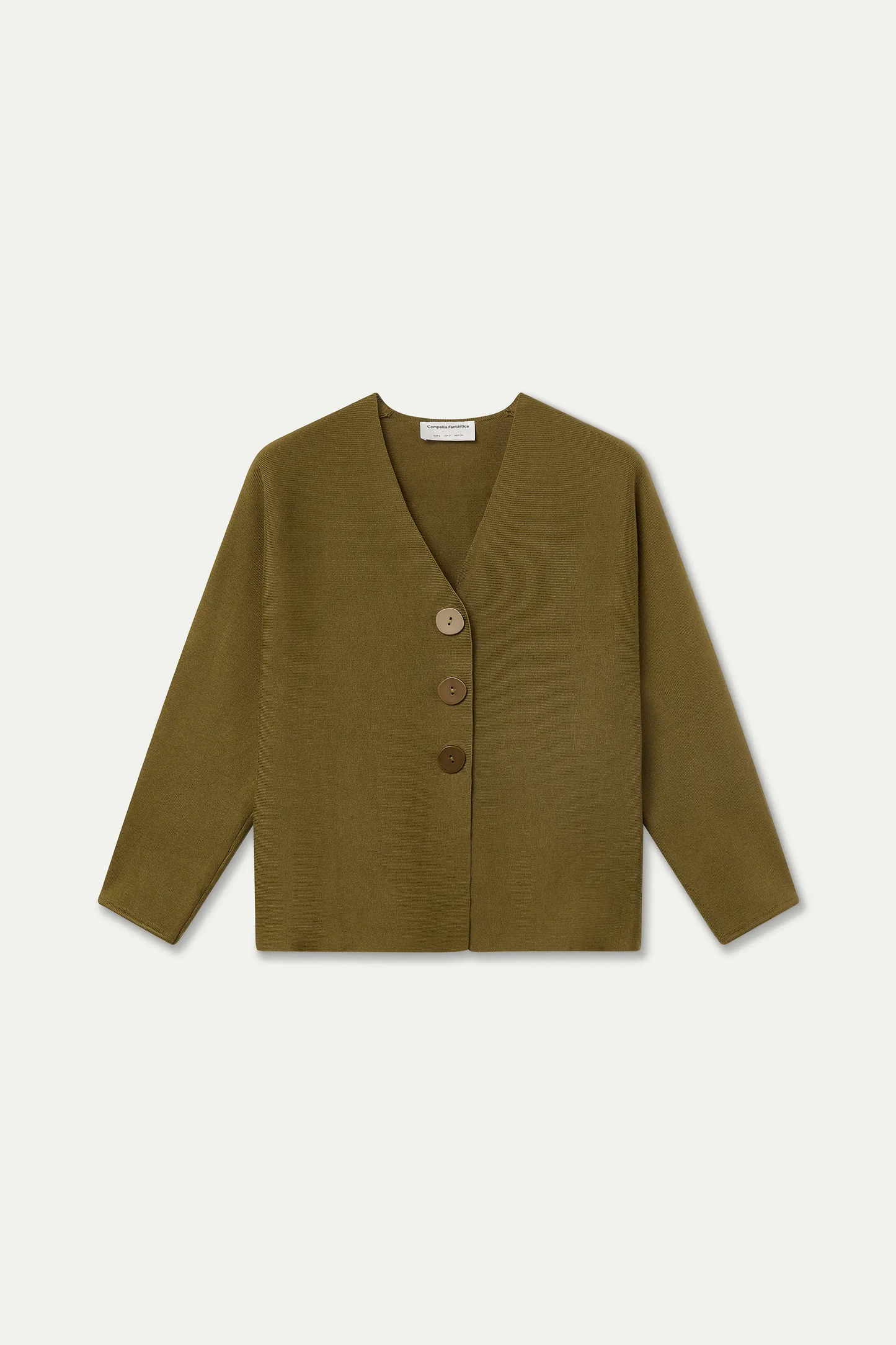 Cárdigan verde oliva