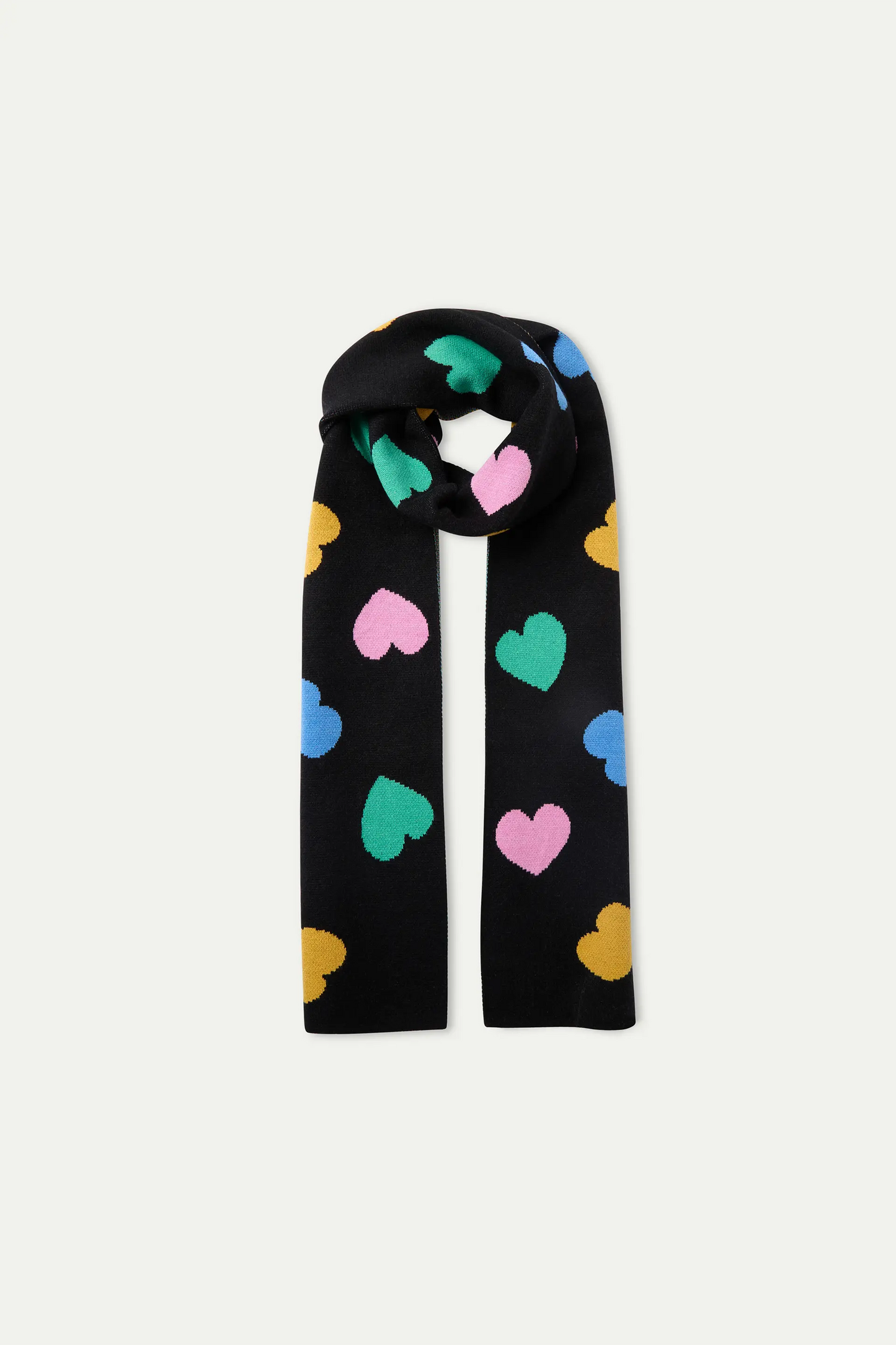 Bufanda de punto jacquard estampado Candy