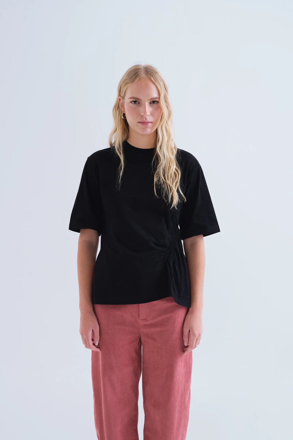 Camiseta básica 100% algodón negro