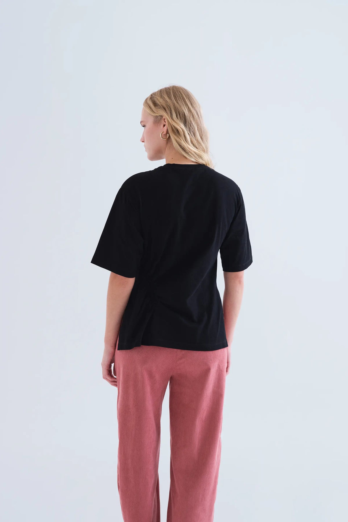 Camiseta básica 100% algodón negro