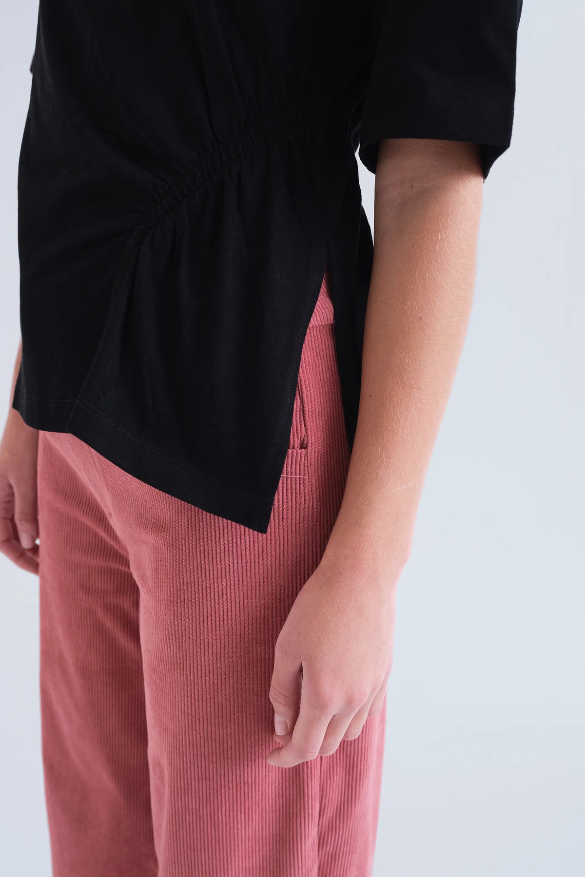 Camiseta básica 100% algodón negro