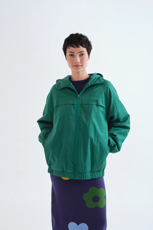 Chaqueta 100% algodón verde "CF"