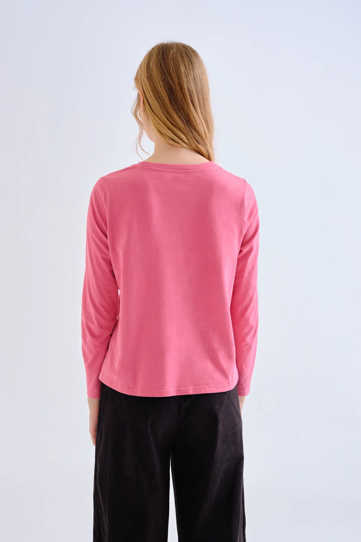 Camiseta 100% algodón rosa "CF"