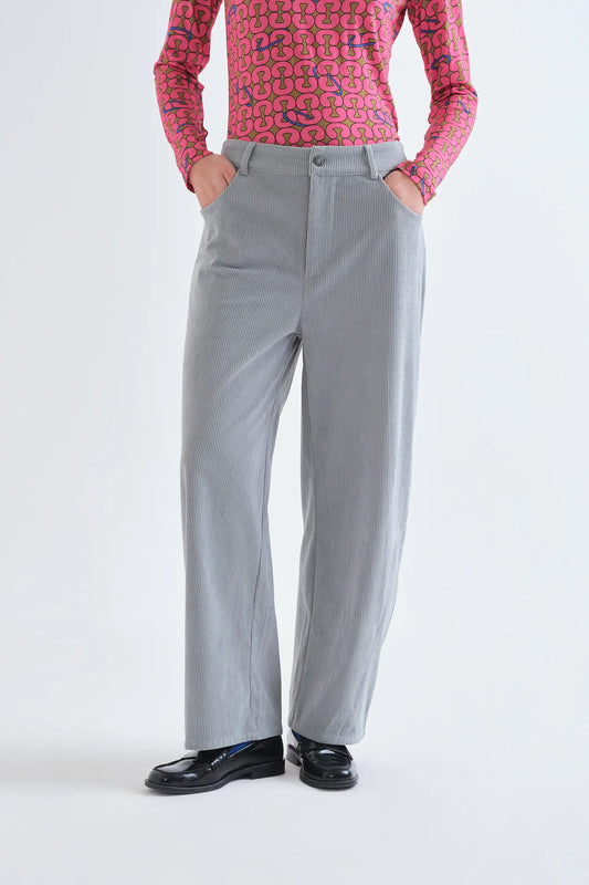 Pantalón de pana azul claro
