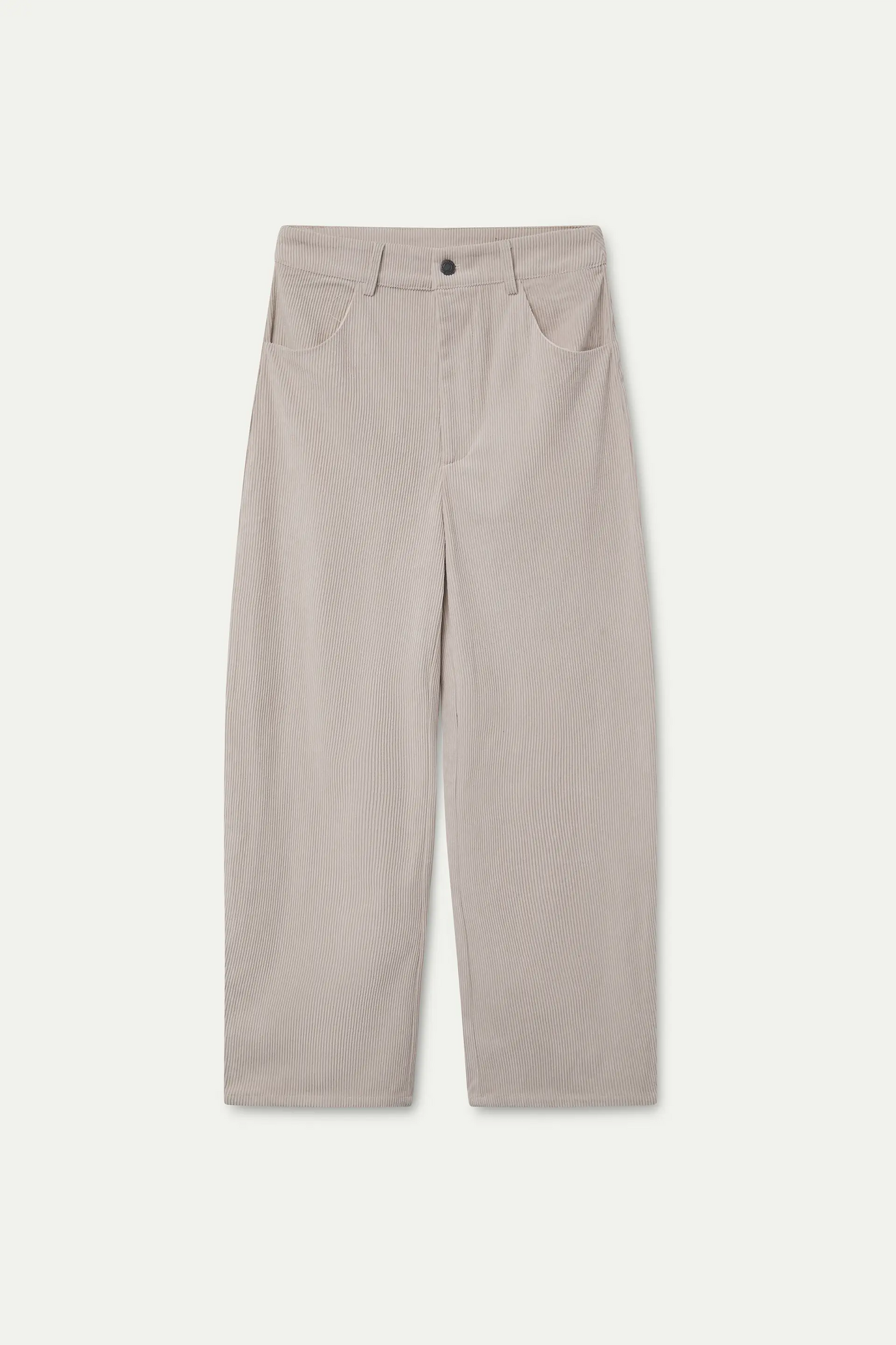 Off-white corduroy trousers