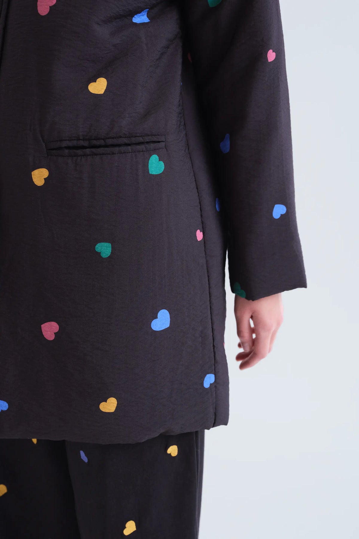 Abrigo acolchado con estampado Candy
