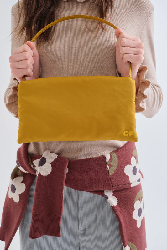 Mustard yellow shoulder bag