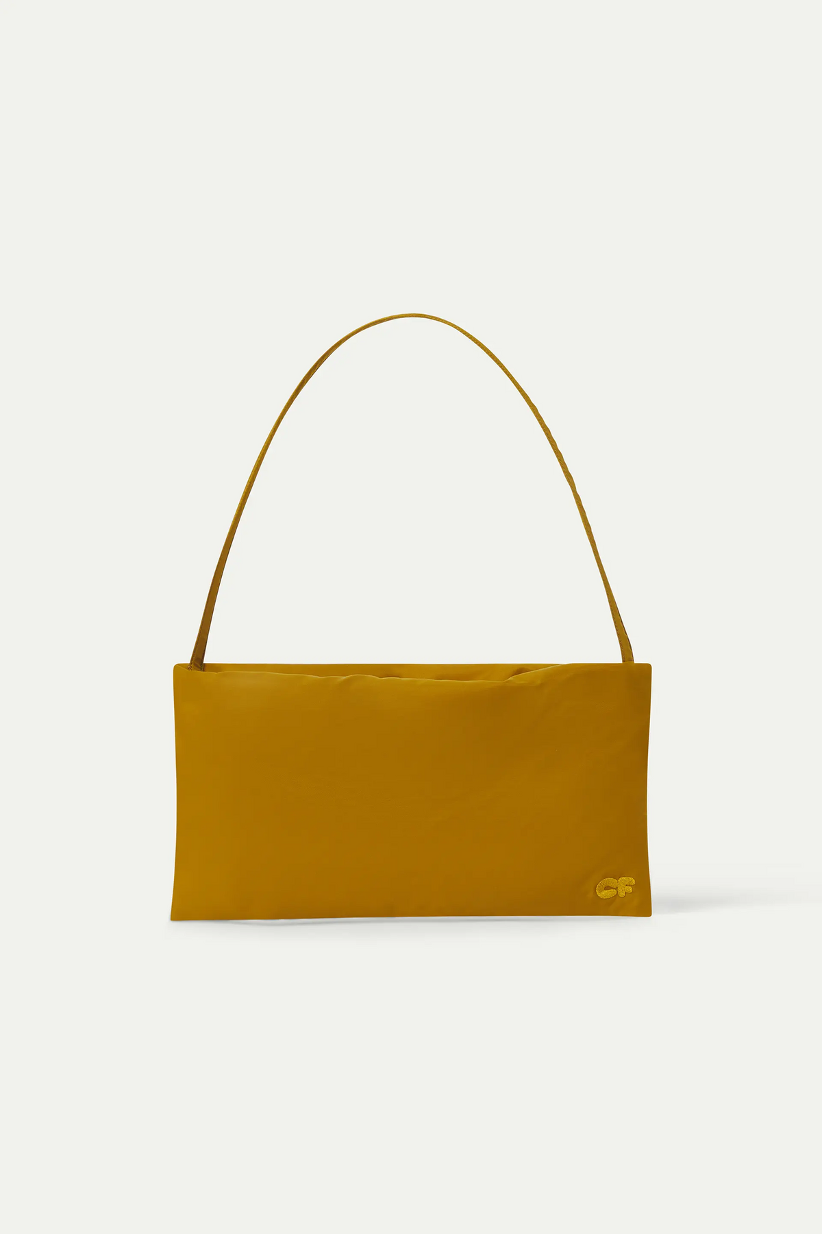 Bolso de hombro amarillo mostaza