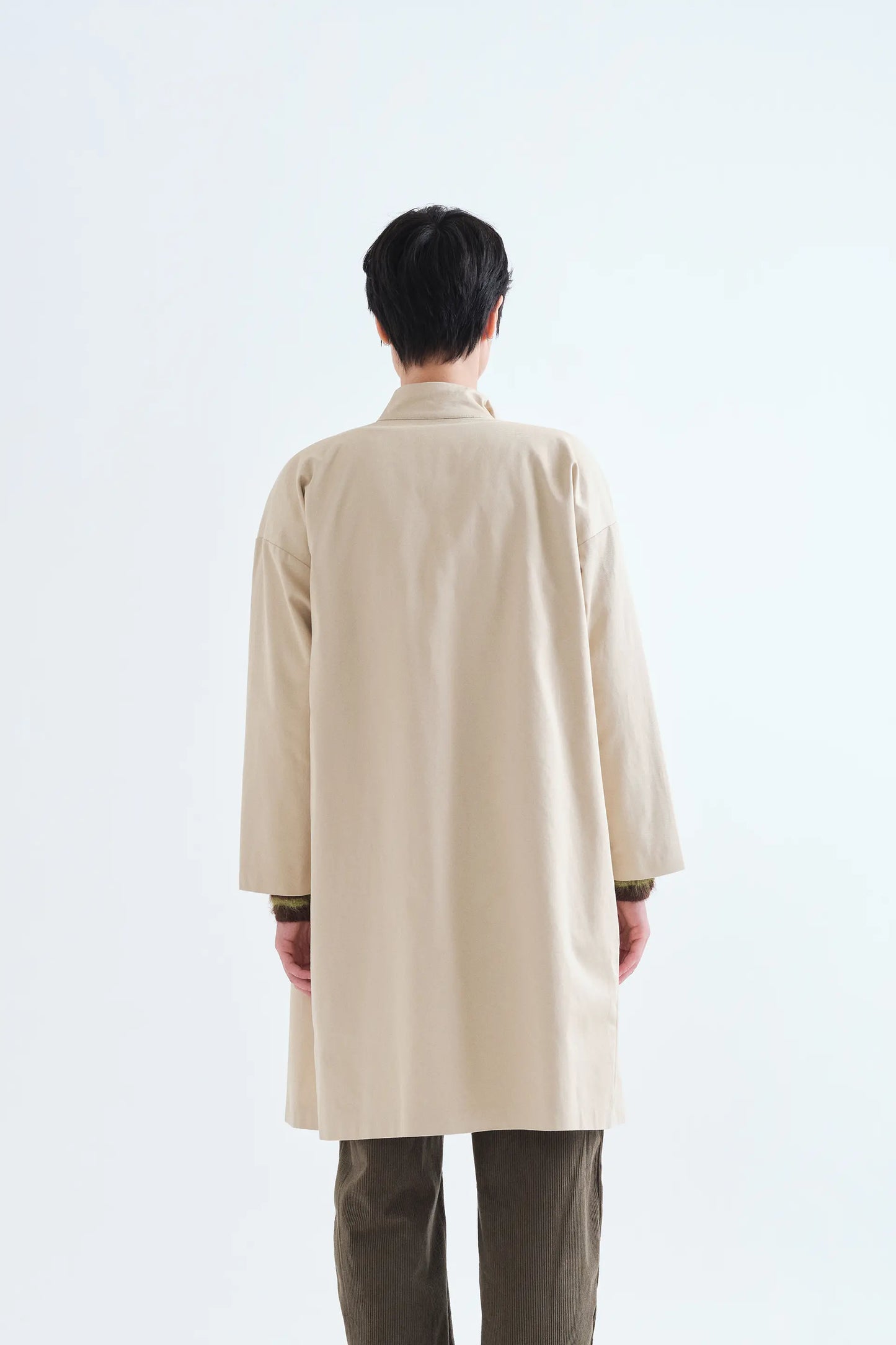 Trench lazado beige