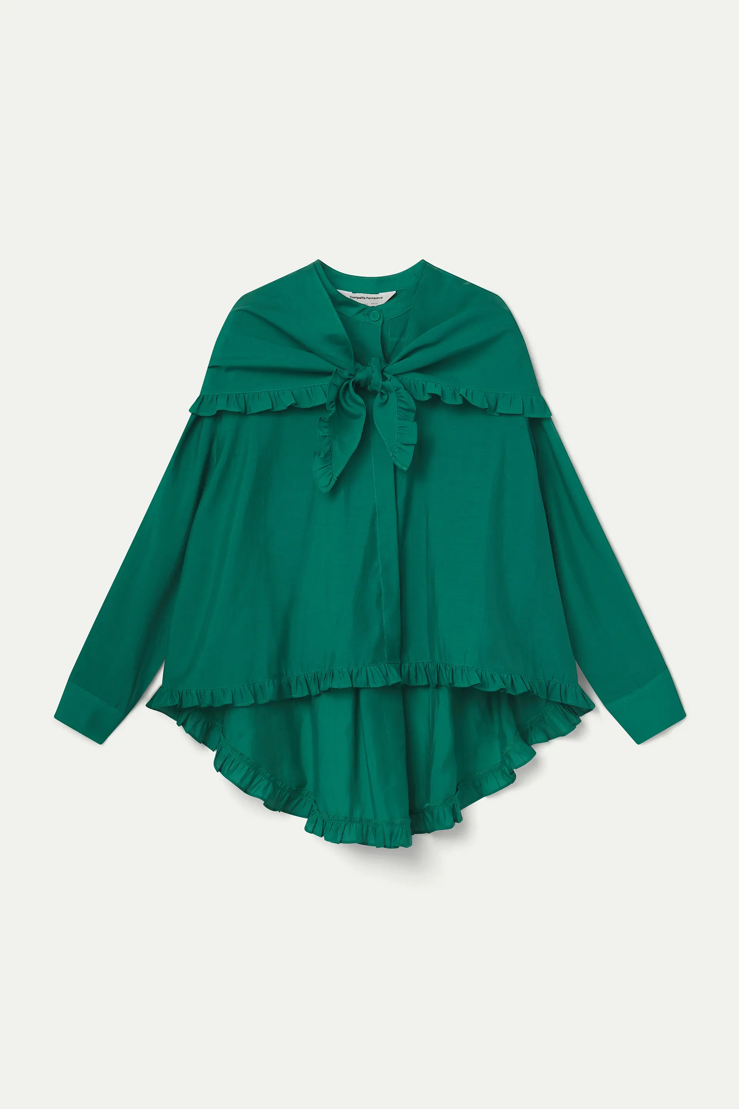 Camisa con pañuelo verde