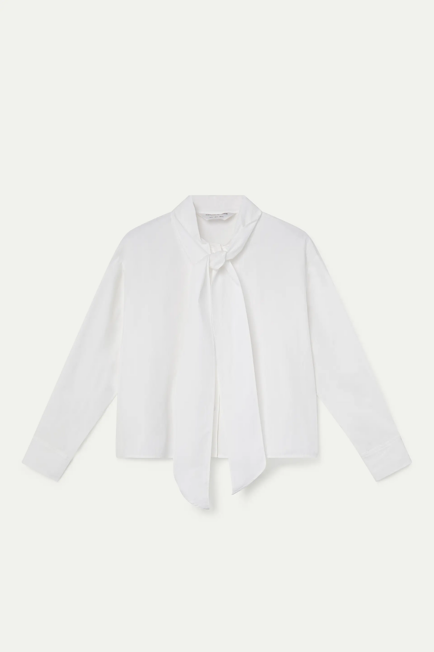 Camisa  lazada 100% algodón blanco
