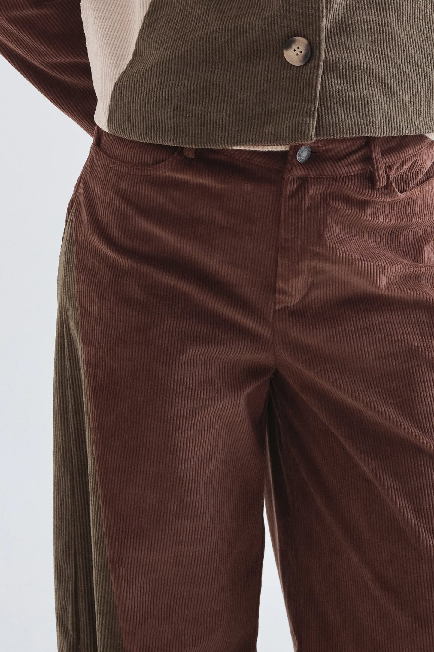 Pantalón de pana multicolor