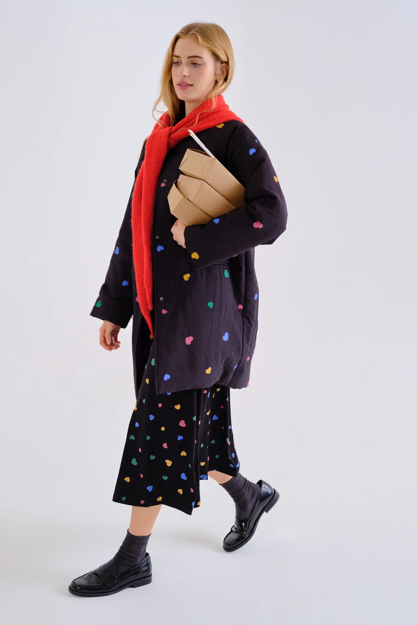 Vestido midi con estampado Candy