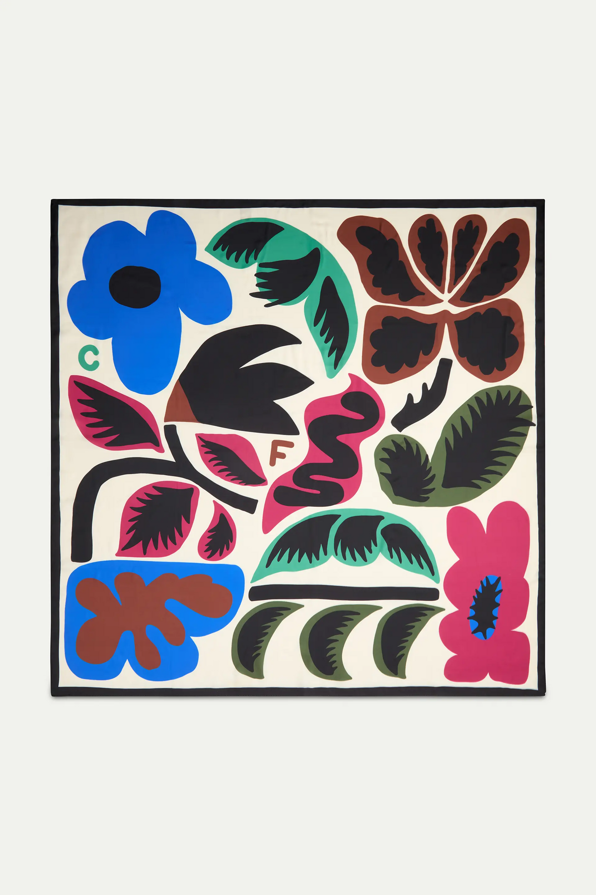 Pañuelo con estampado Neo Garden