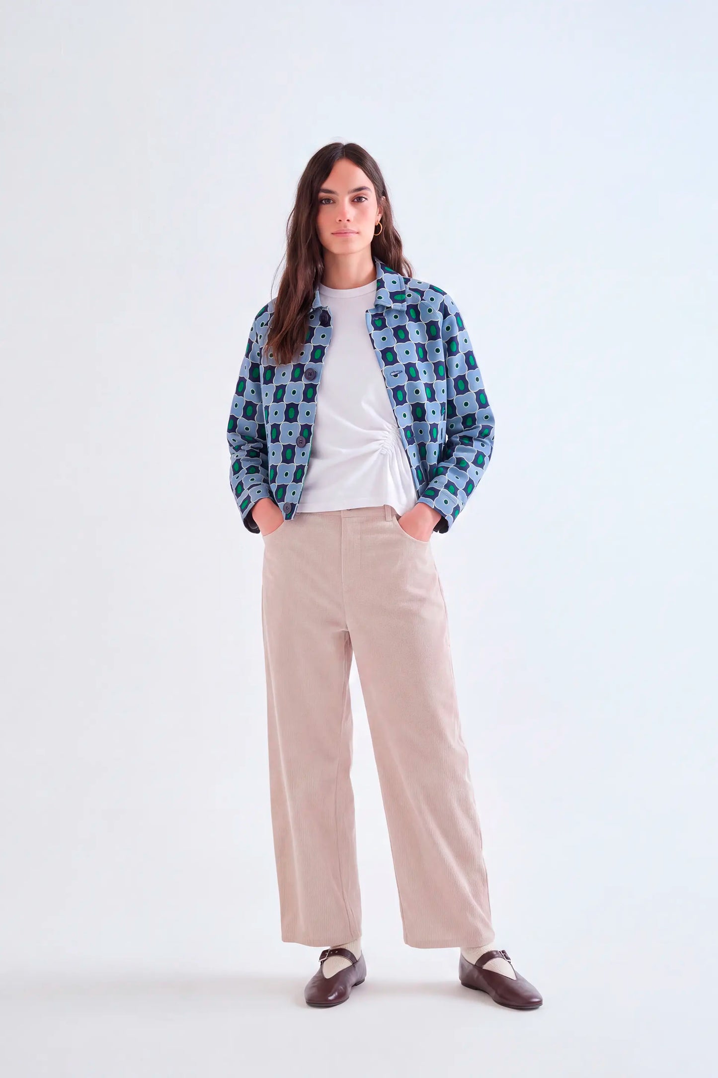 Chaqueta con estampado de Inverness