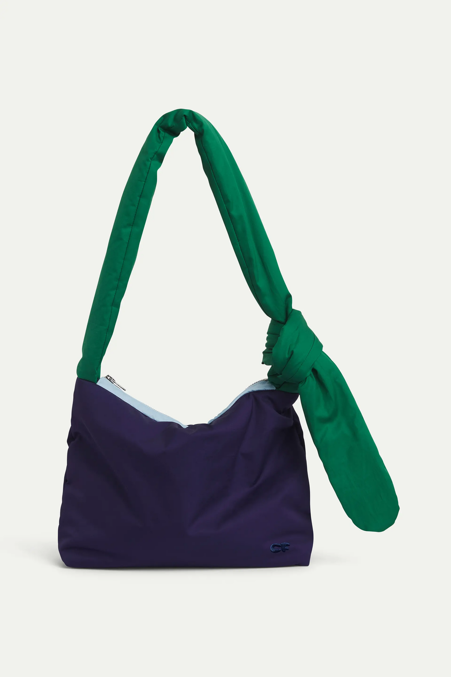 Bolso de hombro multicolor azul marino