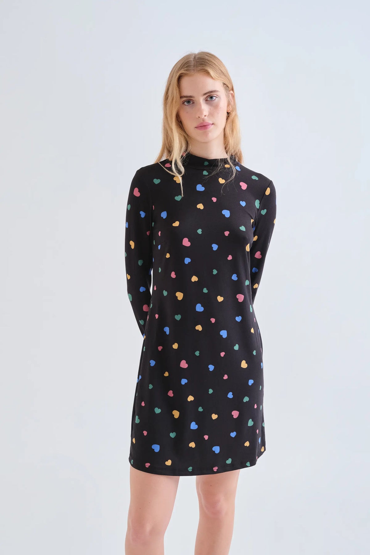 Short dress with Candy print