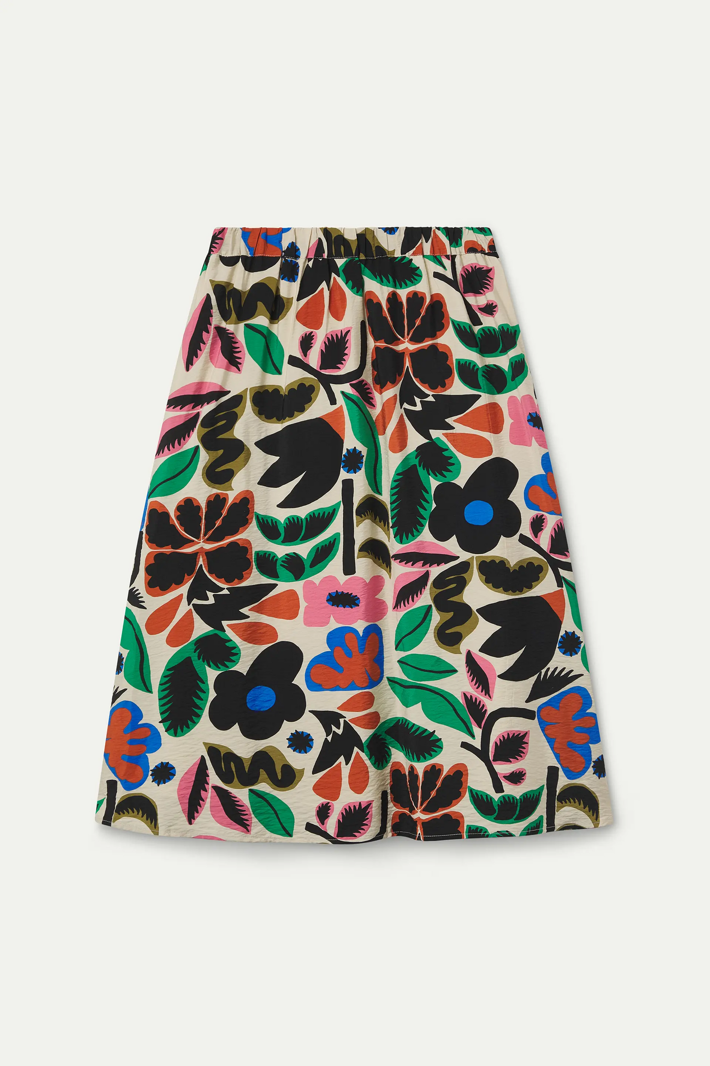 Falda midi con estampado Neo Garden