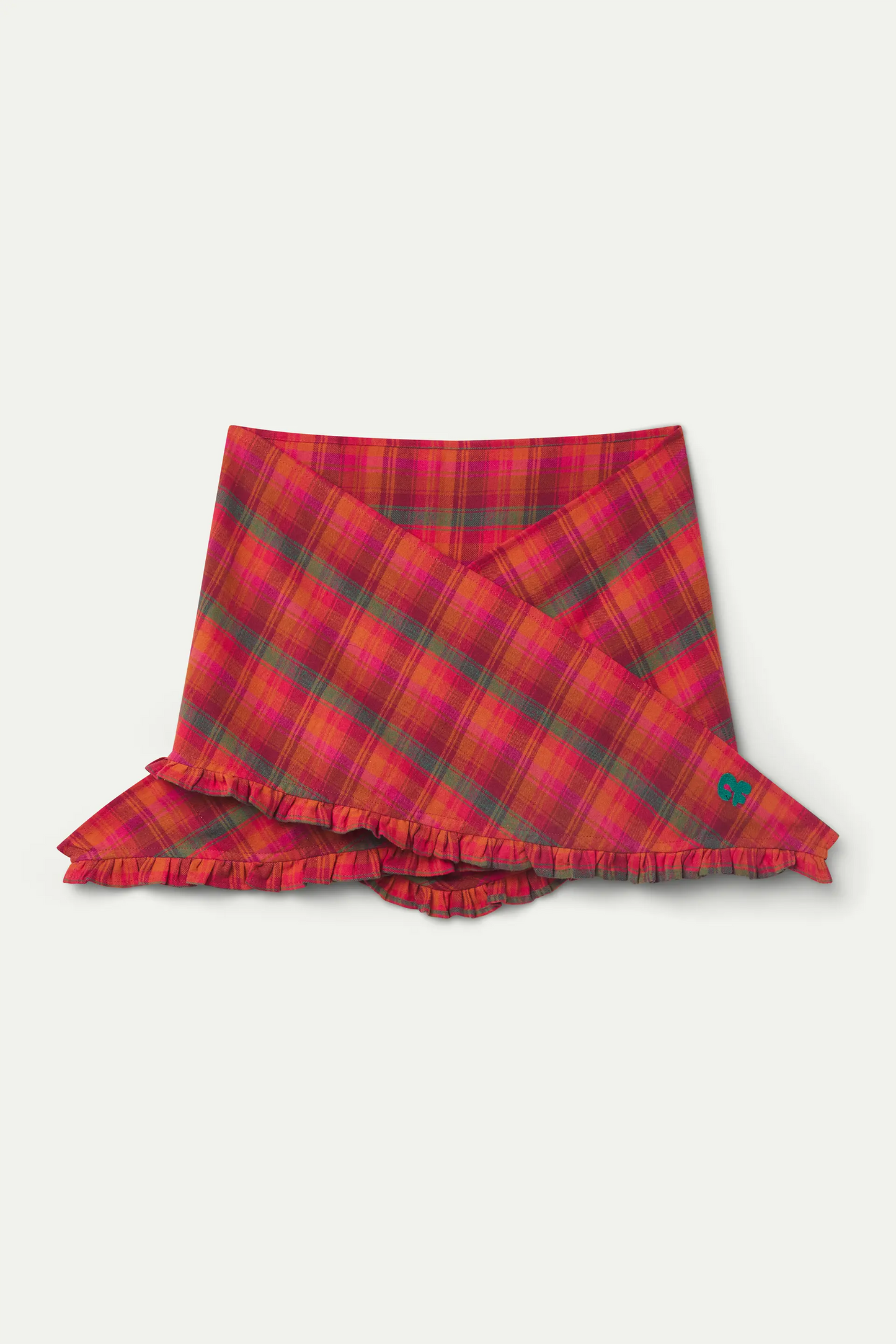 Pink Plaid Padded Bandana