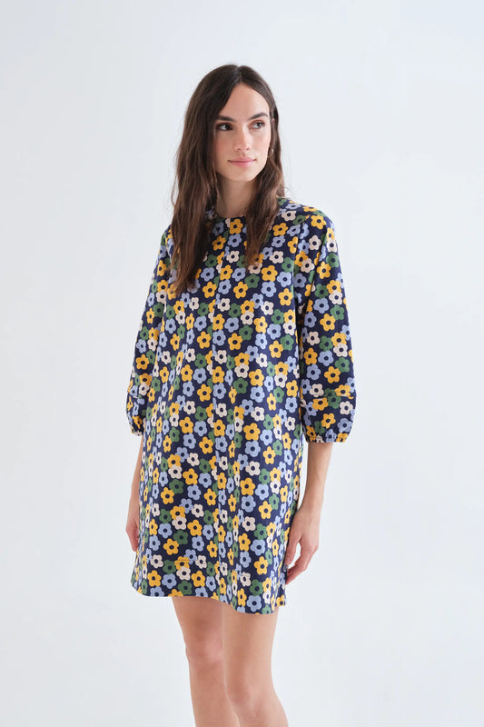 Vestido corto con estampado Euphonia
